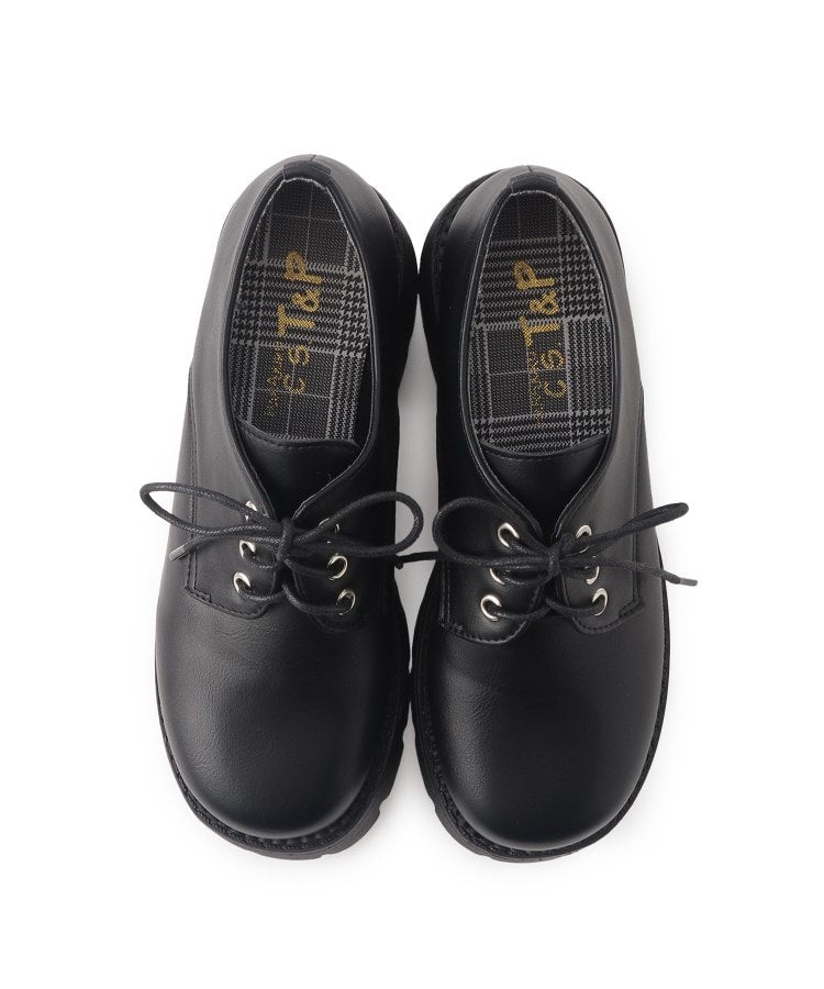 シーエス ティーアンドピー csT&P ＼抗菌・消臭／レースアップオックスフォードパンプス （ブラックスム-ス(919)） ブラックスム-ス(919)