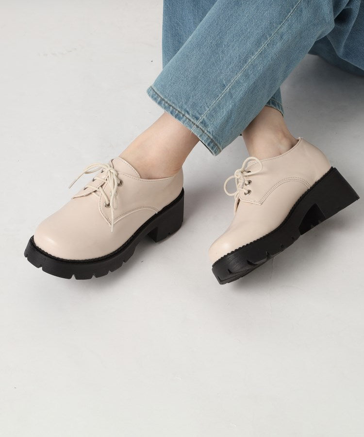 シーエス ティーアンドピー csT&P ＼抗菌・消臭／レースアップオックスフォードパンプス （ブラックスム-ス(919)） ブラックスム-ス(919)