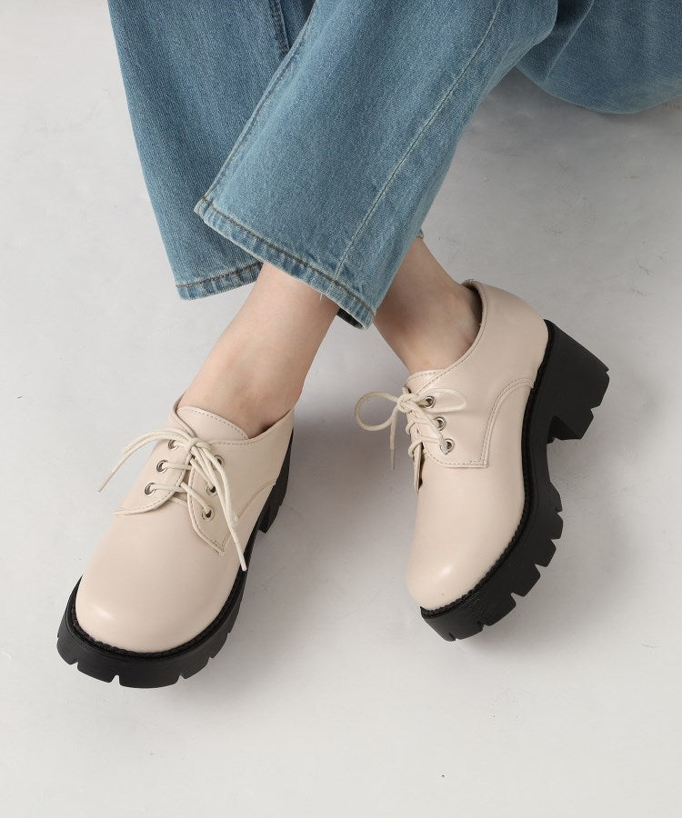 シーエス ティーアンドピー csT&P ＼抗菌・消臭／レースアップオックスフォードパンプス （ブラックスム-ス(919)） ブラックスム-ス(919)