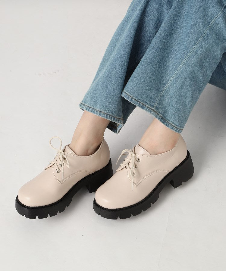 シーエス ティーアンドピー csT&P ＼抗菌・消臭／レースアップオックスフォードパンプス （ブラックスム-ス(919)） ブラックスム-ス(919)