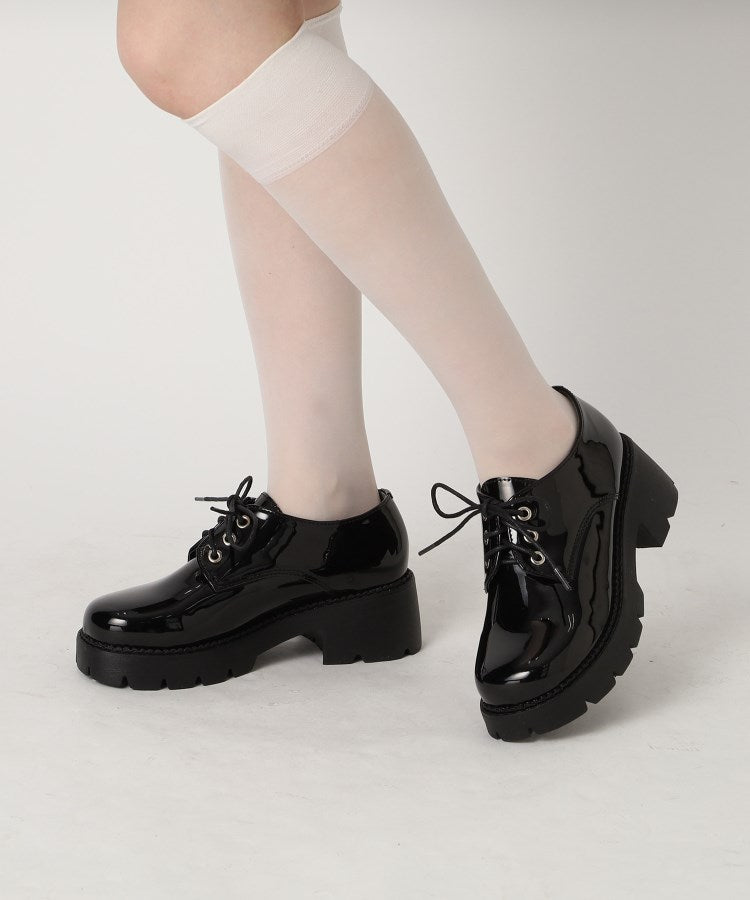 シーエス ティーアンドピー csT&P ＼抗菌・消臭／レースアップオックスフォードパンプス （ブラックスム-ス(919)） ブラックスム-ス(919)