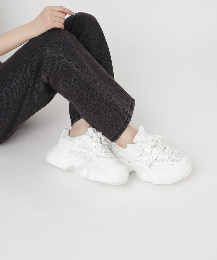 シーエス ティーアンドピー csT&P ボリューム紐厚底スニーカー （ホワイト(001)） ホワイト(001)