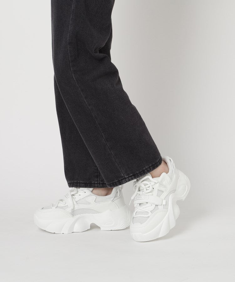 シーエス ティーアンドピー csT&P ボリューム紐厚底スニーカー （ホワイト(001)） ホワイト(001)