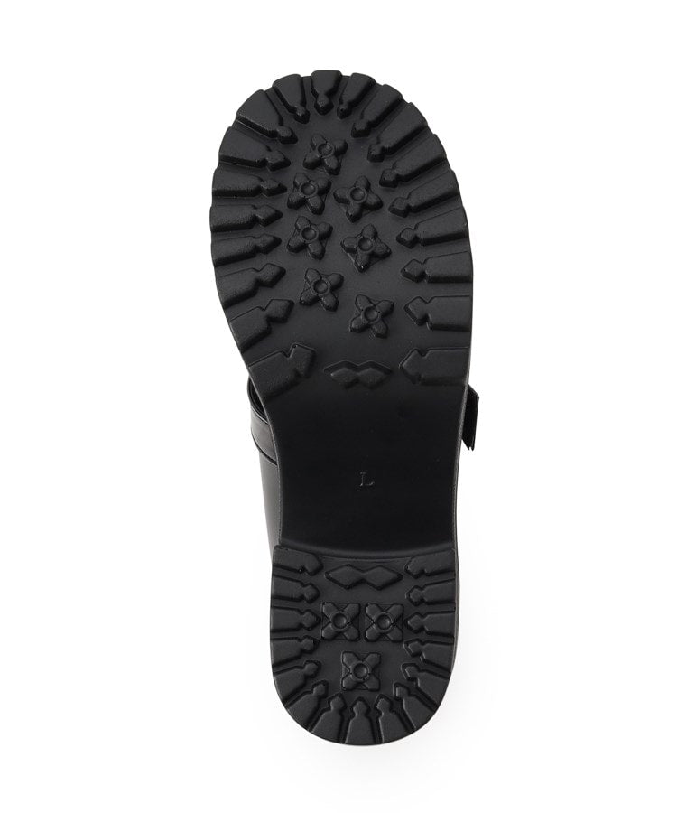 シーエス ティーアンドピー csT&P 厚底キラキラストーンバックル ローファーパンプス （ブラック(219)） ブラック(219)