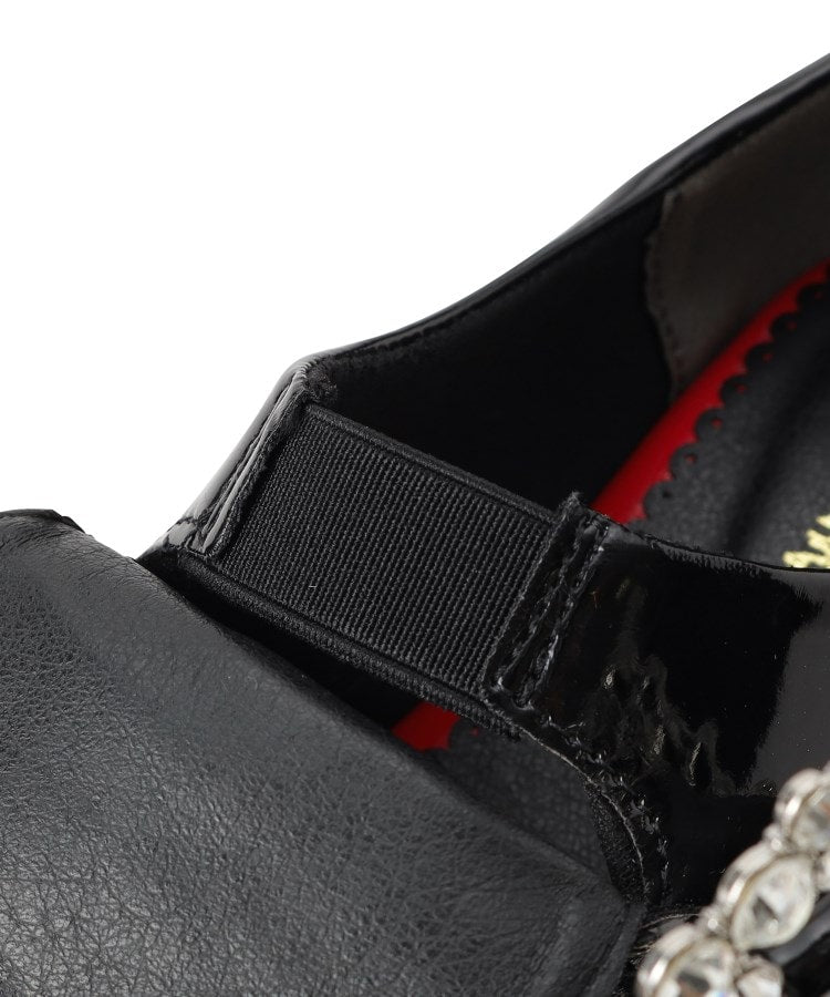 シーエス ティーアンドピー csT&P 厚底キラキラストーンバックル ローファーパンプス （ブラック(219)） ブラック(219)