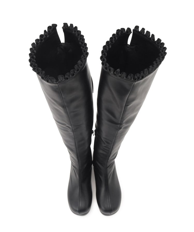 シーエス ティーアンドピー csT&P 夢見るリボン付きロングブーツ厚底 （ブラウン(143)） ブラウン(143)