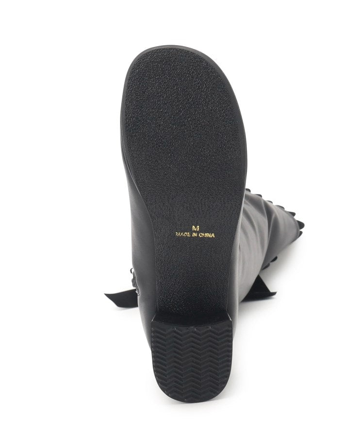 シーエス ティーアンドピー csT&P 夢見るリボン付きロングブーツ厚底 （ブラウン(143)） ブラウン(143)