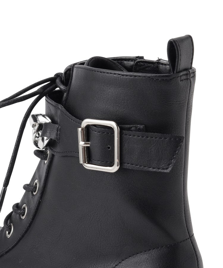 シーエス ティーアンドピー csT&P 厚底3段ソールチェーン付き ベルト付きレースアップブーツ （ホワイト(001)） ホワイト(001)