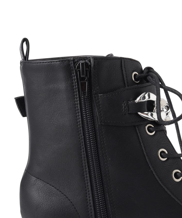 シーエス ティーアンドピー csT&P 厚底3段ソールチェーン付き ベルト付きレースアップブーツ （ホワイト(001)） ホワイト(001)