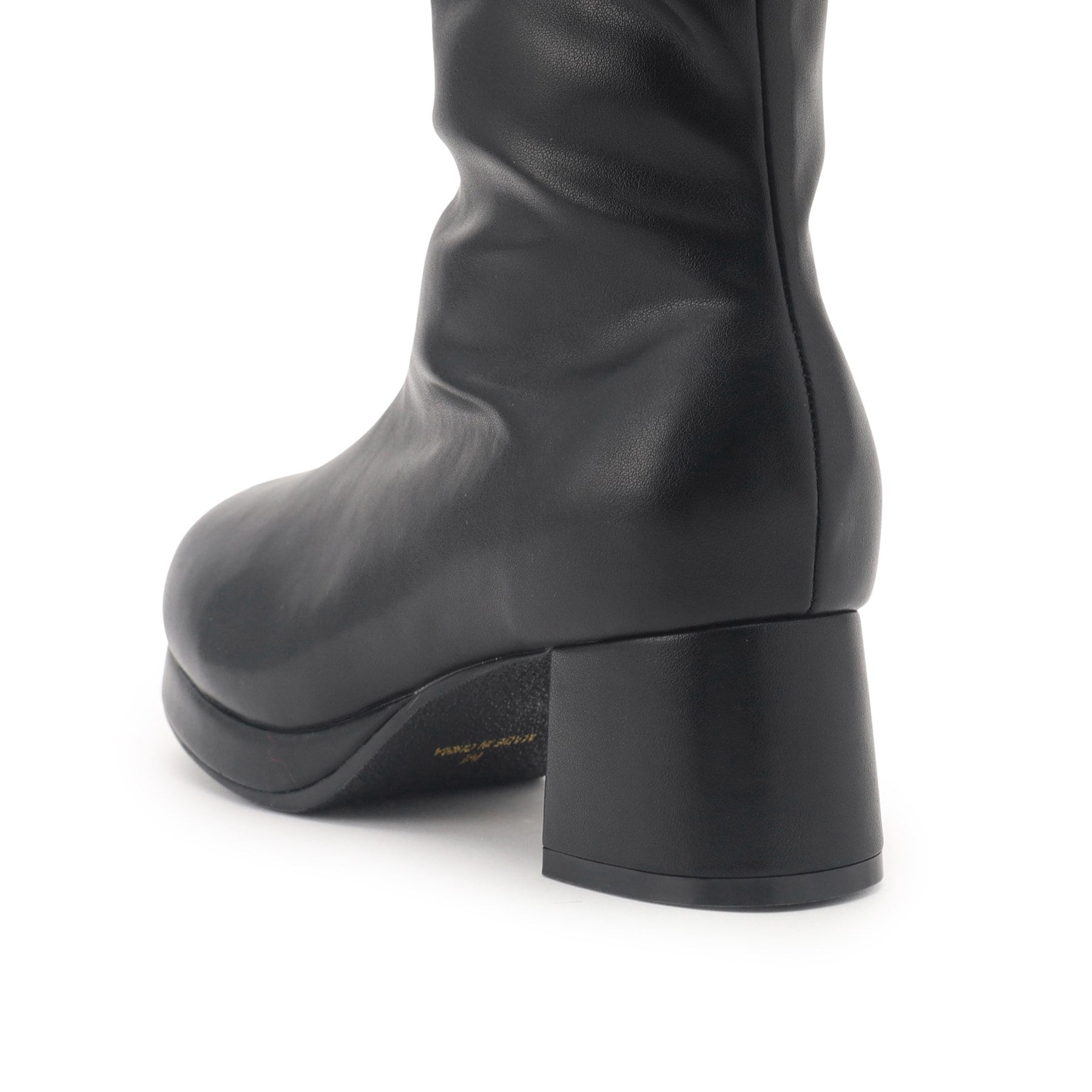 CS T&P Dreamy Ribbon Long Boots with Thick Sole