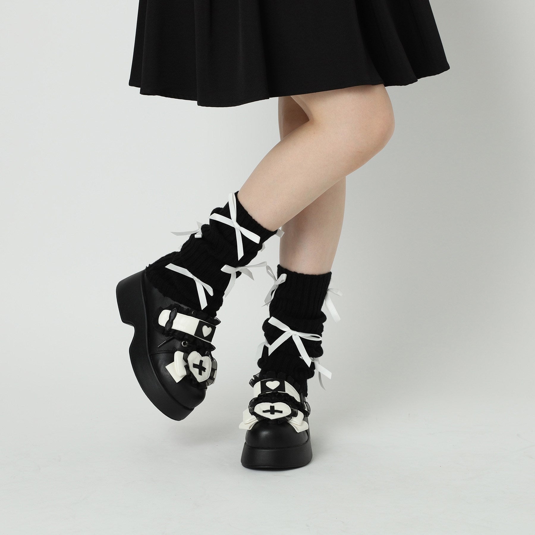 シーエス ティーアンドピー csT&P 厚底夢見るハート×十字架ロリータパンプス （ピンク(072)） ピンク(072)
