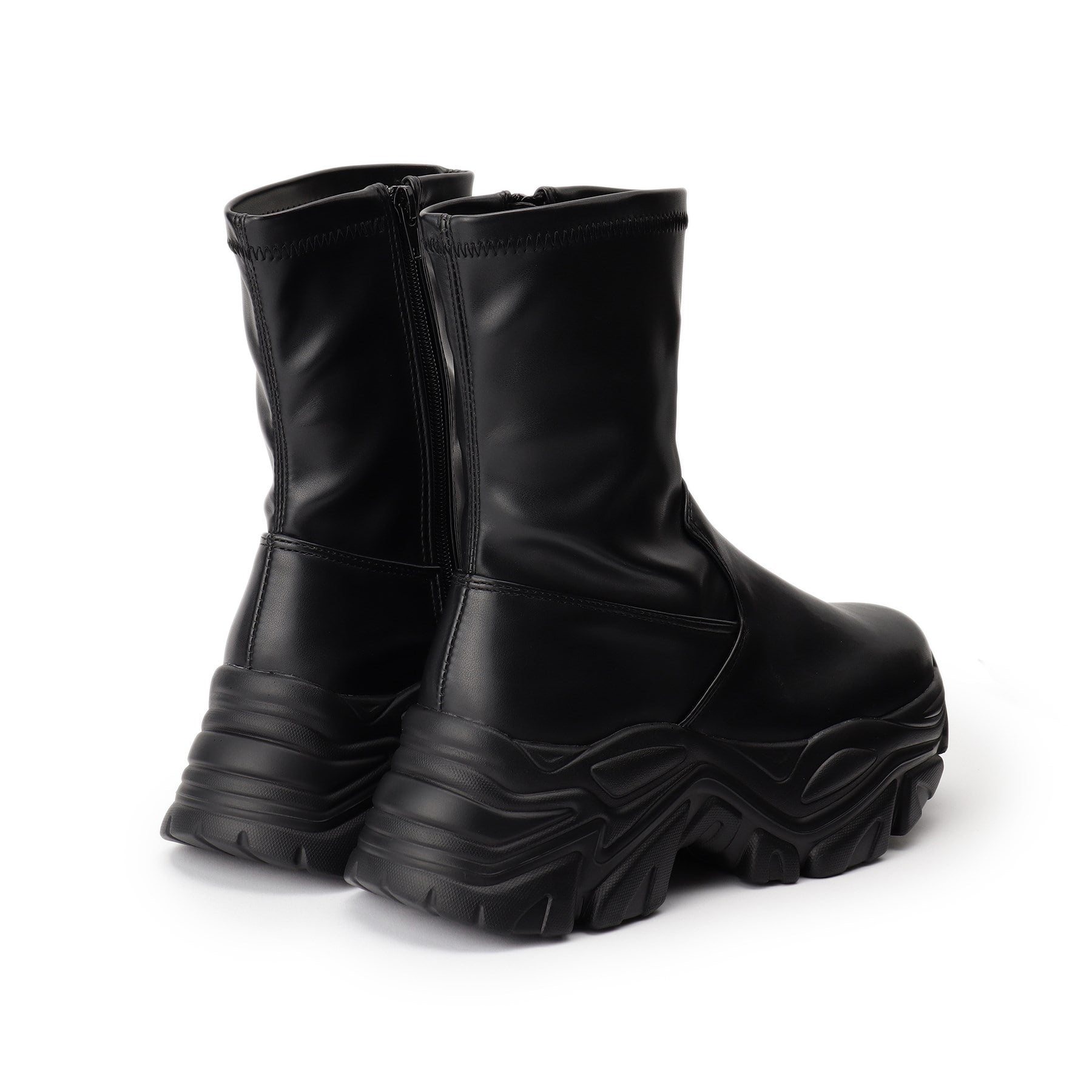 シーエス ティーアンドピー csT&P 厚底スニーカー底ブーツ （ブラック(019)） ブラック(019)