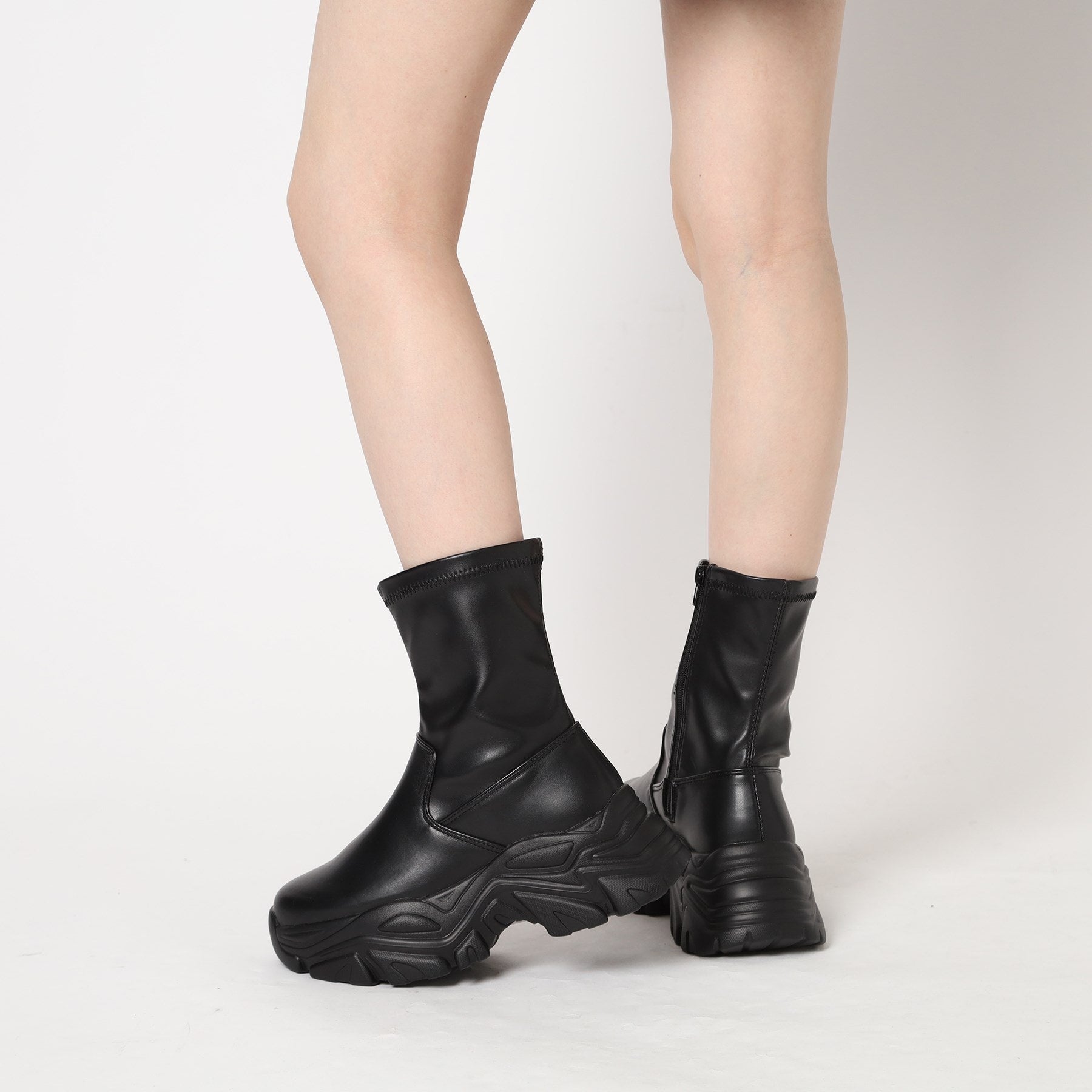 シーエス ティーアンドピー csT&P 厚底スニーカー底ブーツ （ブラック(019)） ブラック(019)