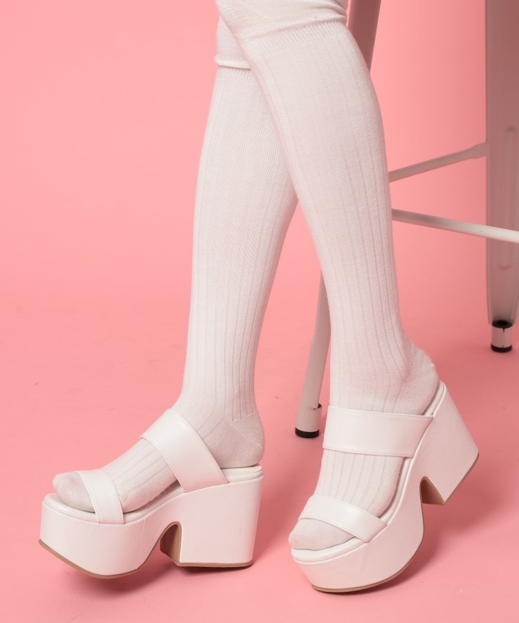 シーエス ティーアンドピー csT&P 厚底ダブルベルトサンダル （ブラック(019)） ブラック(019)