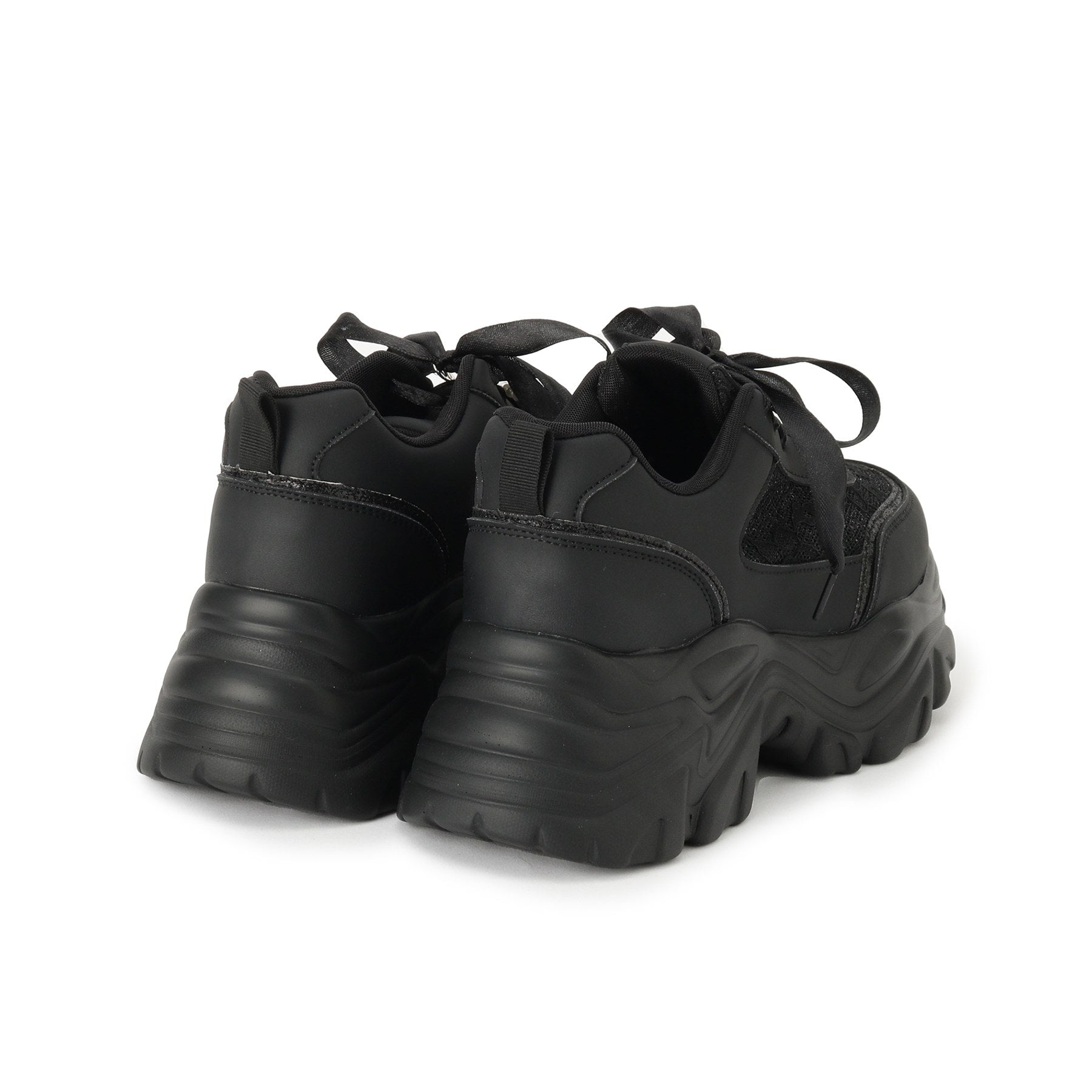 csT&P csT&P Thick-soled Lace Sneakers with Pearls