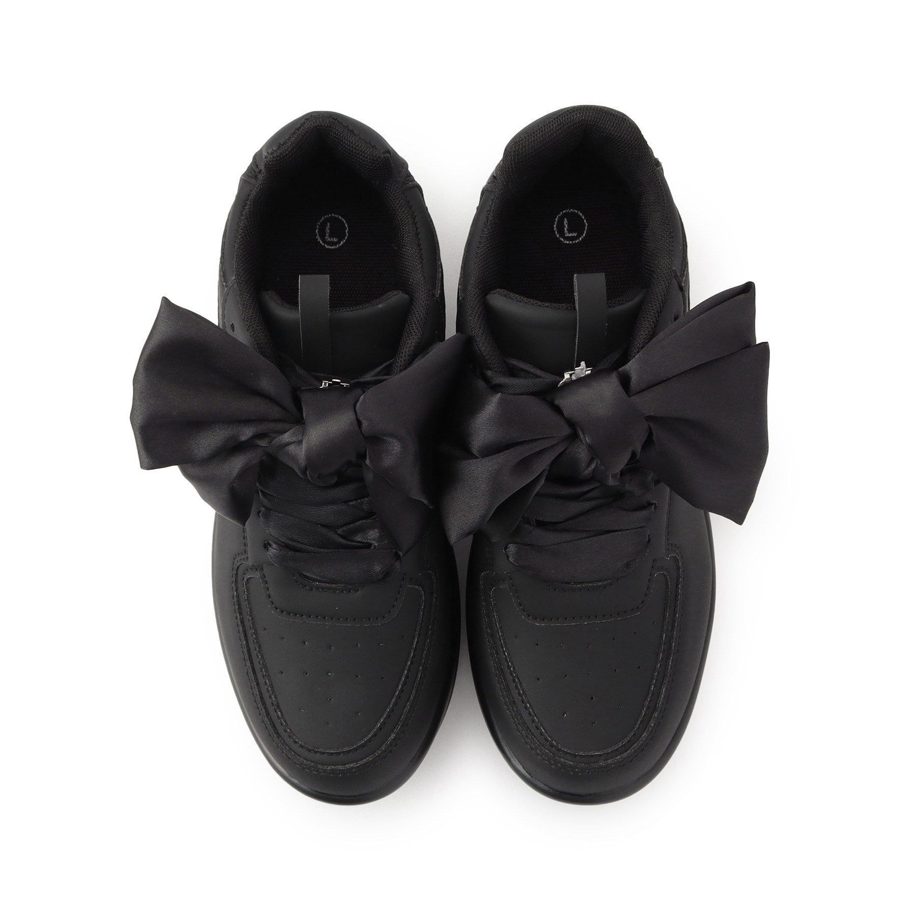 シーエス ティーアンドピー csT&P 厚底リボン取り外し可スニーカー （ホワイト(001)） ホワイト(001)