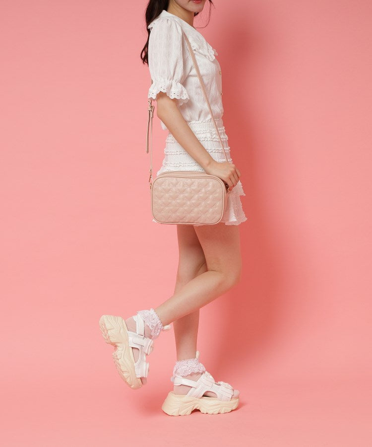 シーエス ティーアンドピー csT&P 厚底ダブルリボンサンダル （パープル(083)） パープル(083)