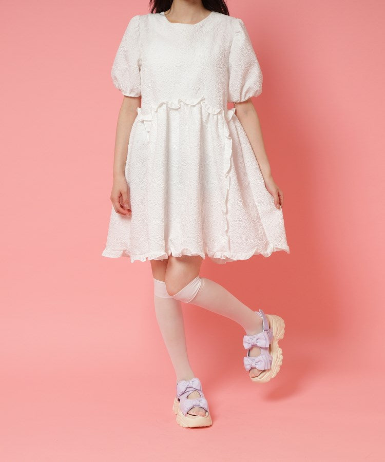 シーエス ティーアンドピー csT&P 厚底ダブルリボンサンダル （パープル(083)） パープル(083)