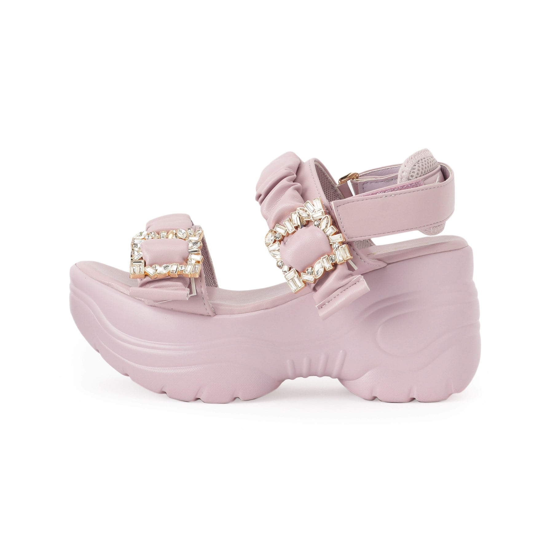 シーエス ティーアンドピー csT&P 厚底バックルサンダル （ベージュ(052)） ベージュ(052)