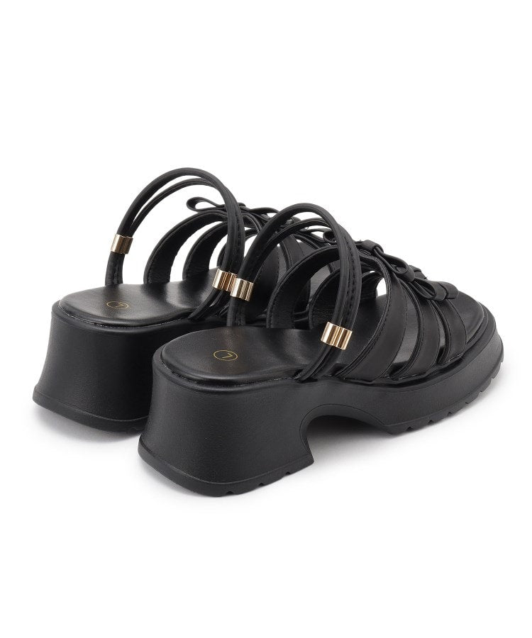 シーエス ティーアンドピー csT&P 3連リボンバレエコアサンダル （アイボリー(004)） アイボリー(004)