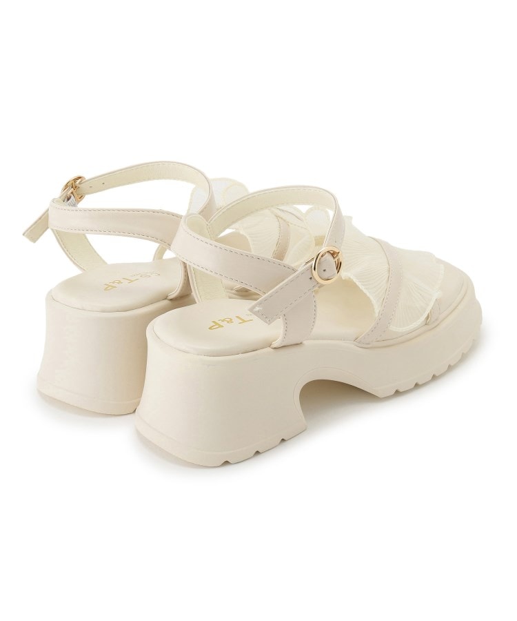 シーエス ティーアンドピー csT&P チュールフリルサンダル （アイボリー(004)） アイボリー(004)