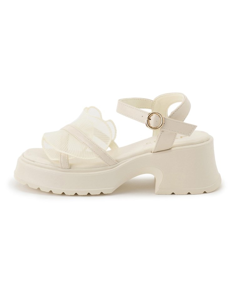 シーエス ティーアンドピー csT&P チュールフリルサンダル （アイボリー(004)） アイボリー(004)