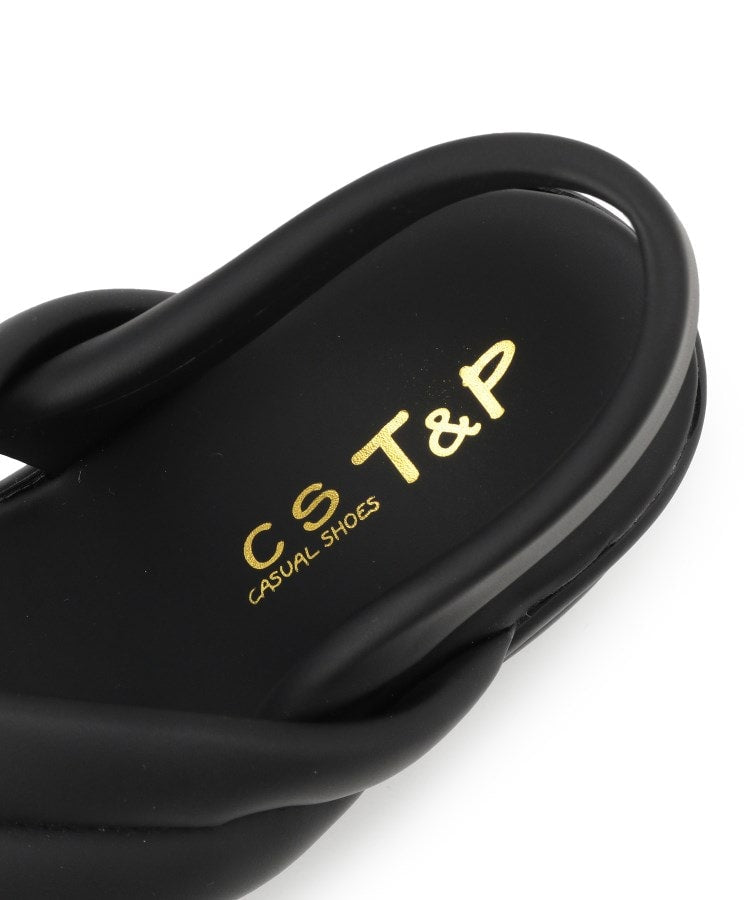 シーエス ティーアンドピー csT&P 厚底クロスサンダル パデットサンダル （ホワイト(001)） ホワイト(001)