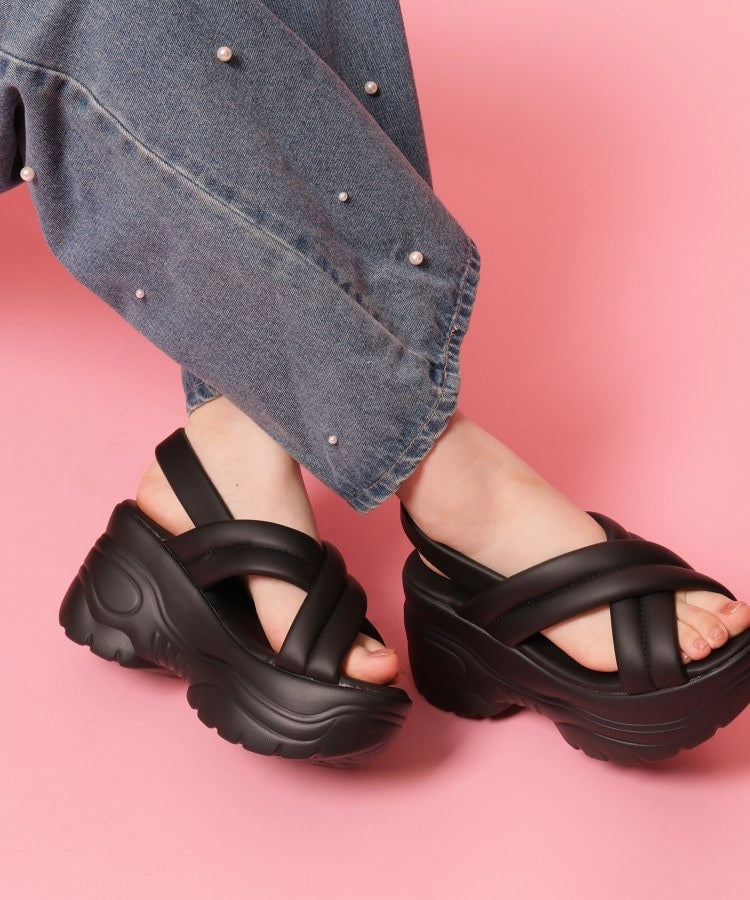 シーエス ティーアンドピー csT&P 厚底クロスサンダル パデットサンダル （ホワイト(001)） ホワイト(001)