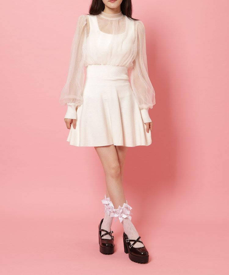 シーエス ティーアンドピー csT&P 厚底キラキラダブルストラップパンプス （アイボリー(204)） アイボリー(204)