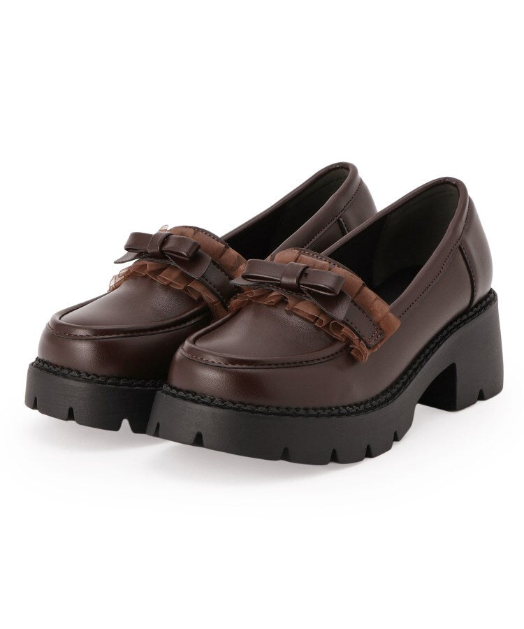 シーエス ティーアンドピー csT&P フリル付きリボンローファー （アイボリー(004)） アイボリー(004)