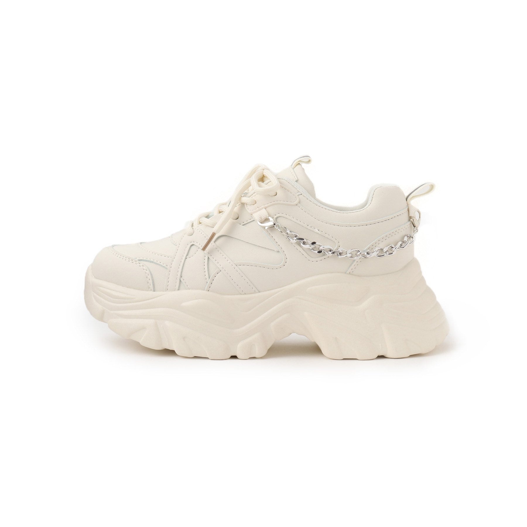 シーエス ティーアンドピー csT&P 【2WAYチェーン付き】軽量ボリュームソール厚底スニーカー （ブラウン(043)） ブラウン(043)