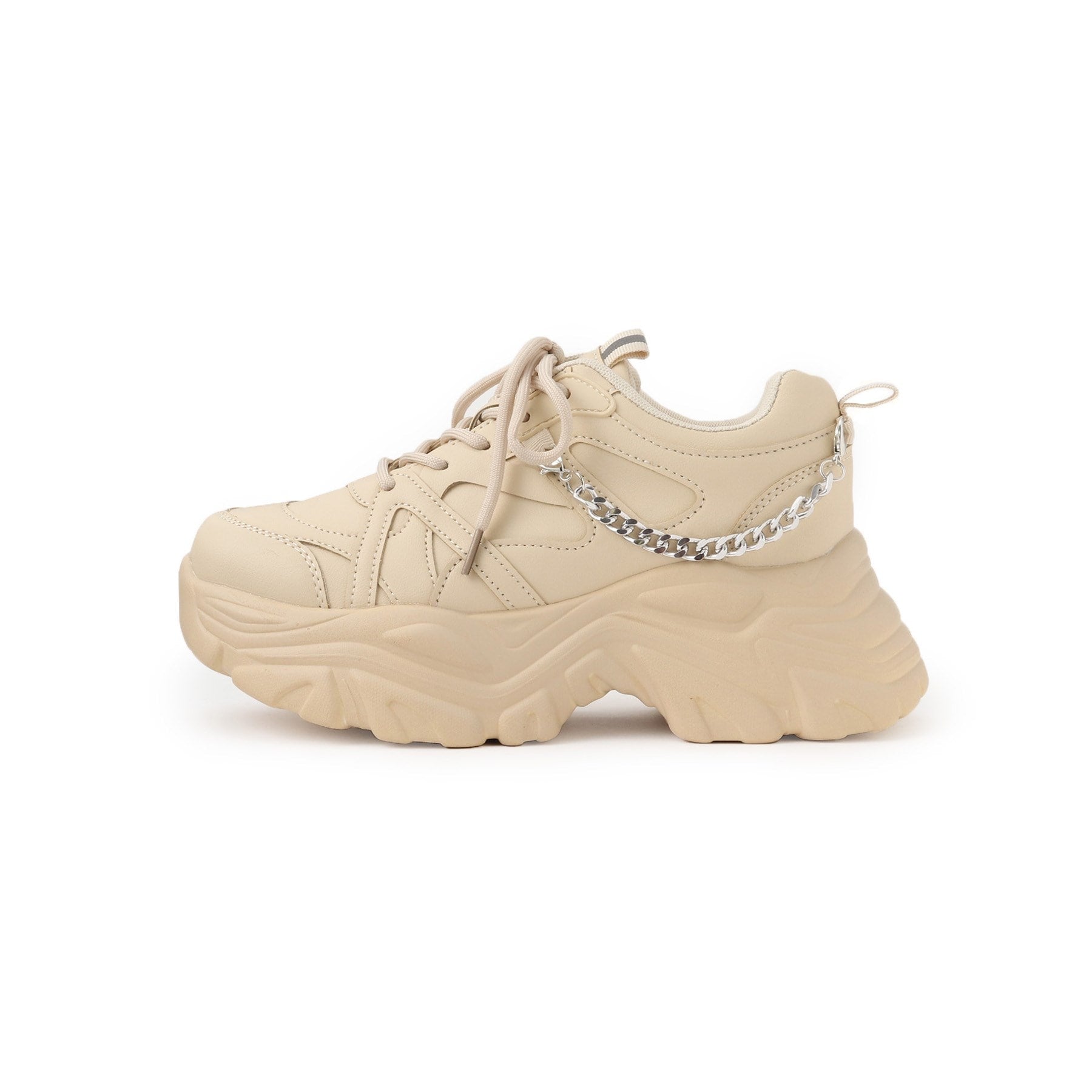 シーエス ティーアンドピー csT&P 【2WAYチェーン付き】軽量ボリュームソール厚底スニーカー （ブラウン(043)） ブラウン(043)