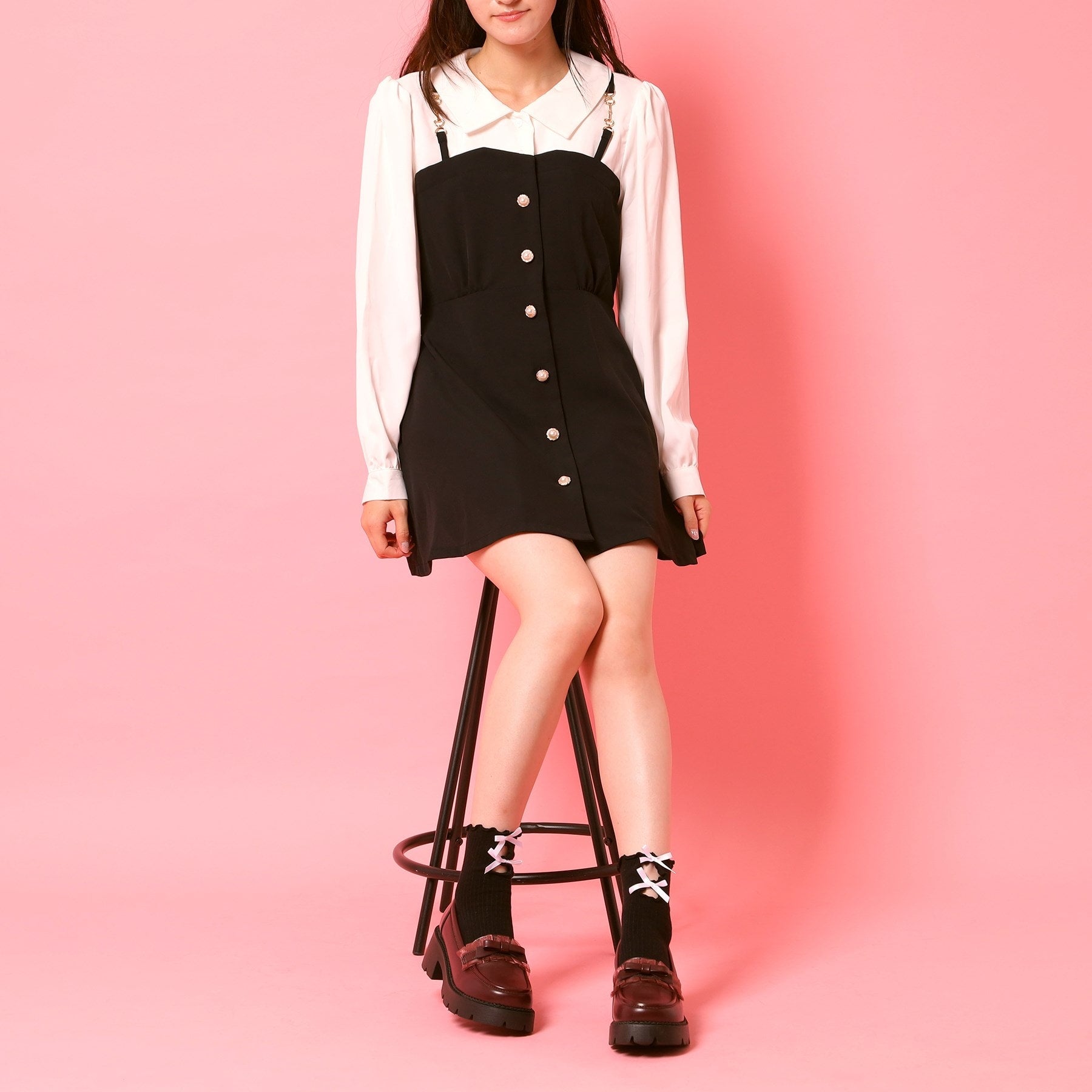 シーエス ティーアンドピー csT&P フリル付きリボンローファー （レッド(063)） レッド(063)