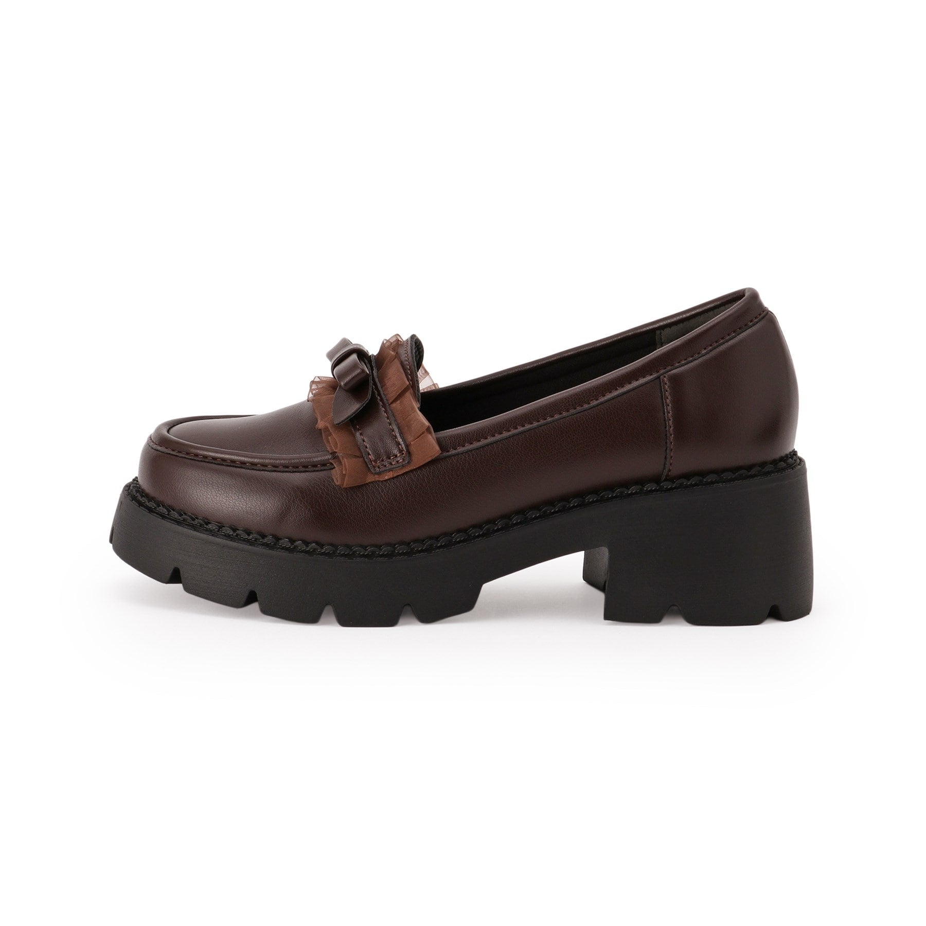 シーエス ティーアンドピー csT&P フリル付きリボンローファー （レッド(063)） レッド(063)