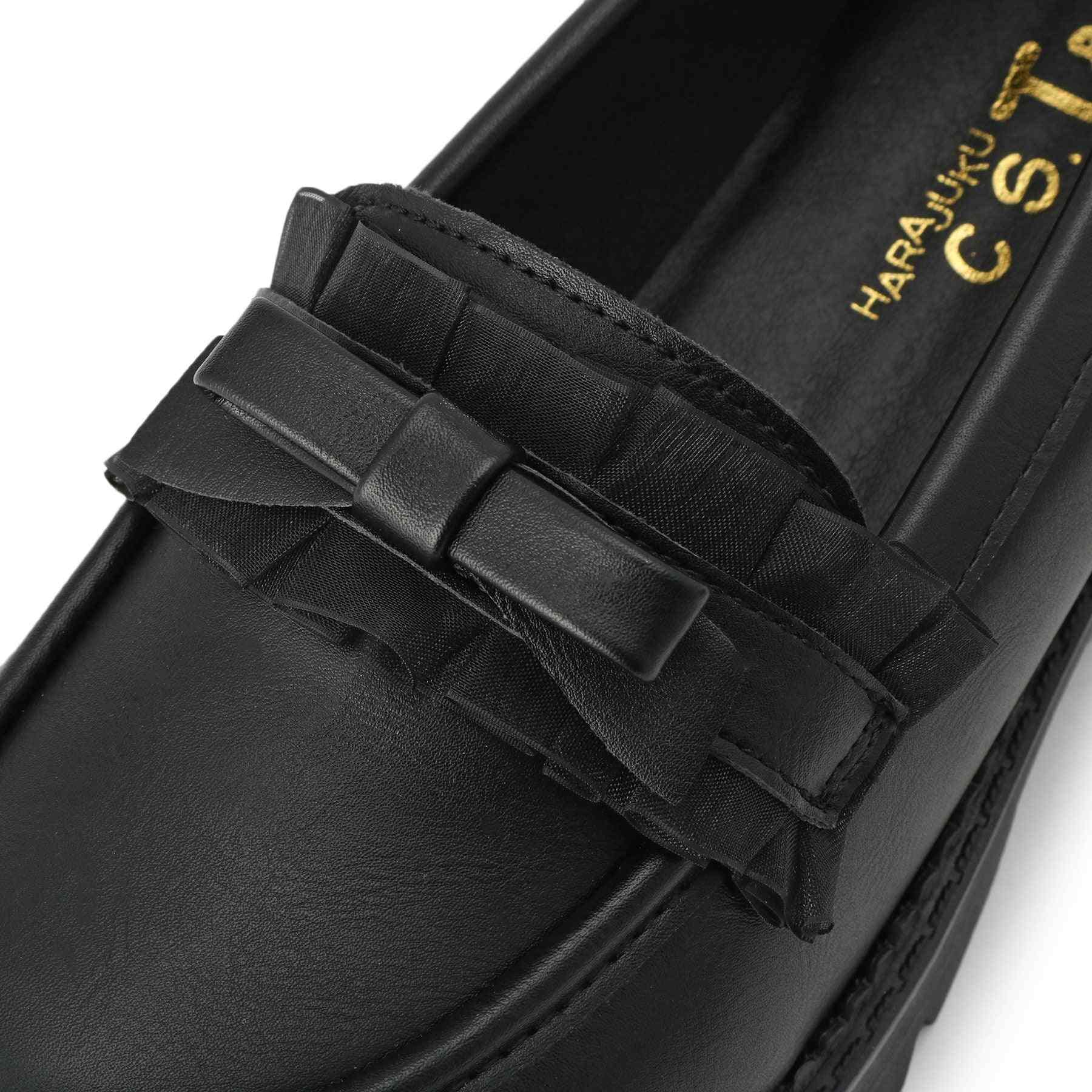 シーエス ティーアンドピー csT&P フリル付きリボンローファー （レッド(063)） レッド(063)