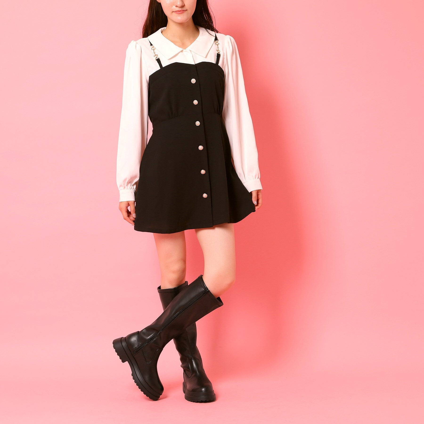 シーエス ティーアンドピー csT&P トラックソールロングブーツ （ブラック(019)） ブラック(019)