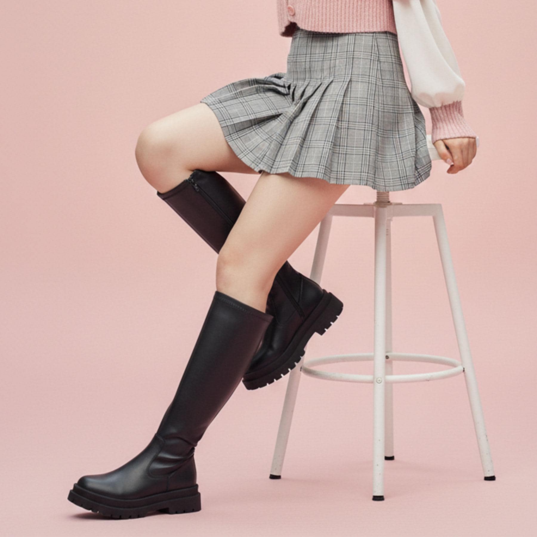 シーエス ティーアンドピー csT&P トラックソールロングブーツ （ブラック(019)） ブラック(019)