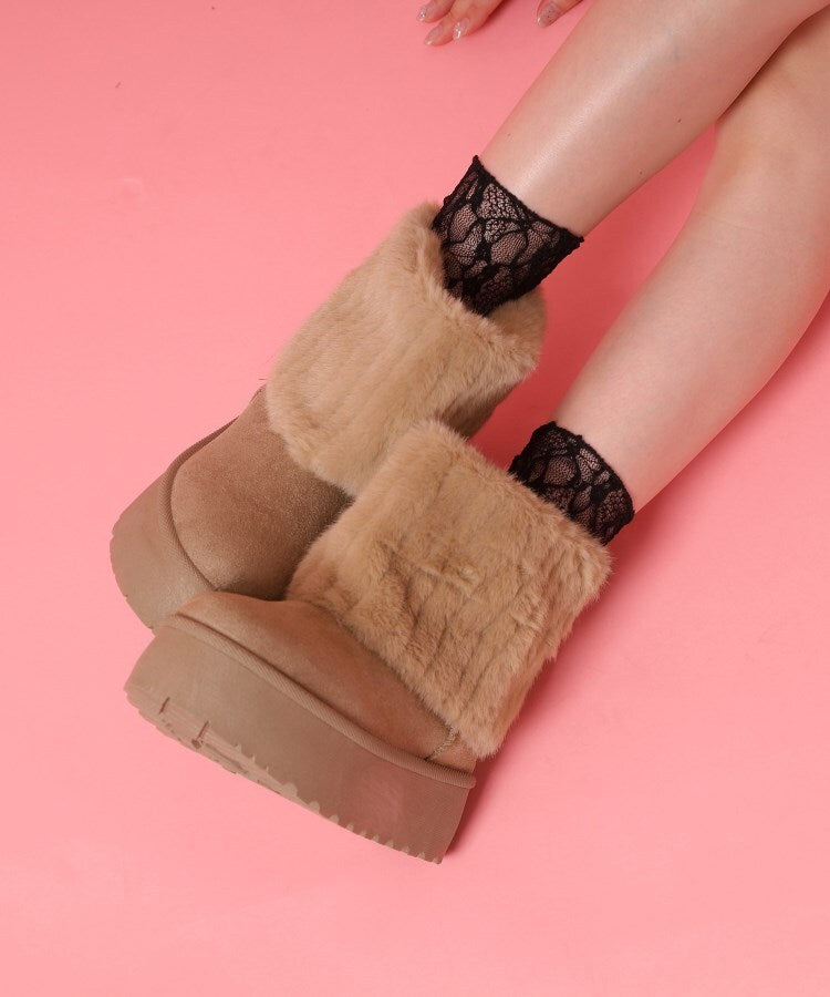 シーエス ティーアンドピー csT&P 厚底フェイクファームートン （オーク(034)） オーク(034)