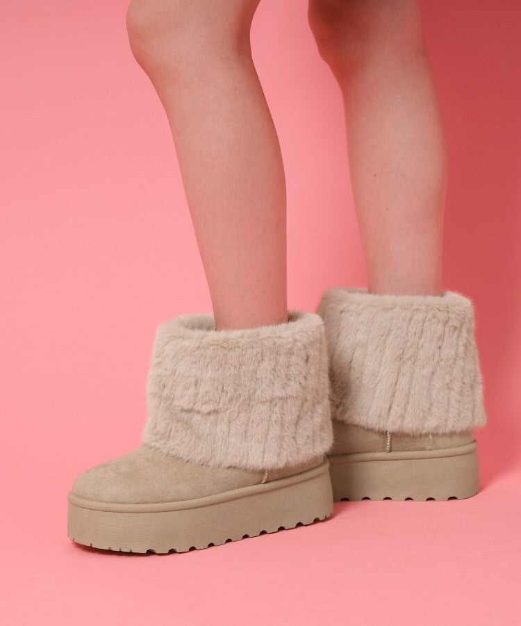 シーエス ティーアンドピー csT&P 厚底フェイクファームートン （オーク(034)） オーク(034)