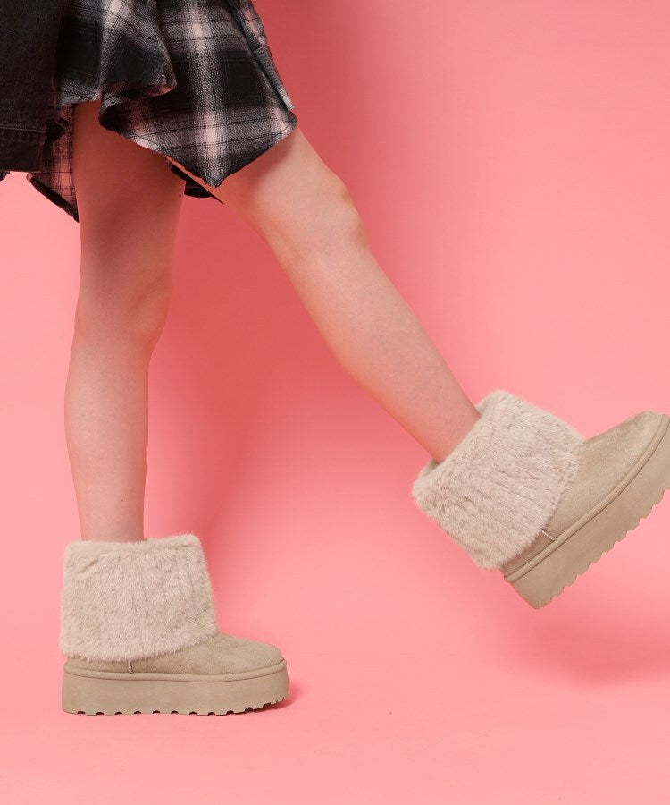 シーエス ティーアンドピー csT&P 厚底フェイクファームートン （オーク(034)） オーク(034)