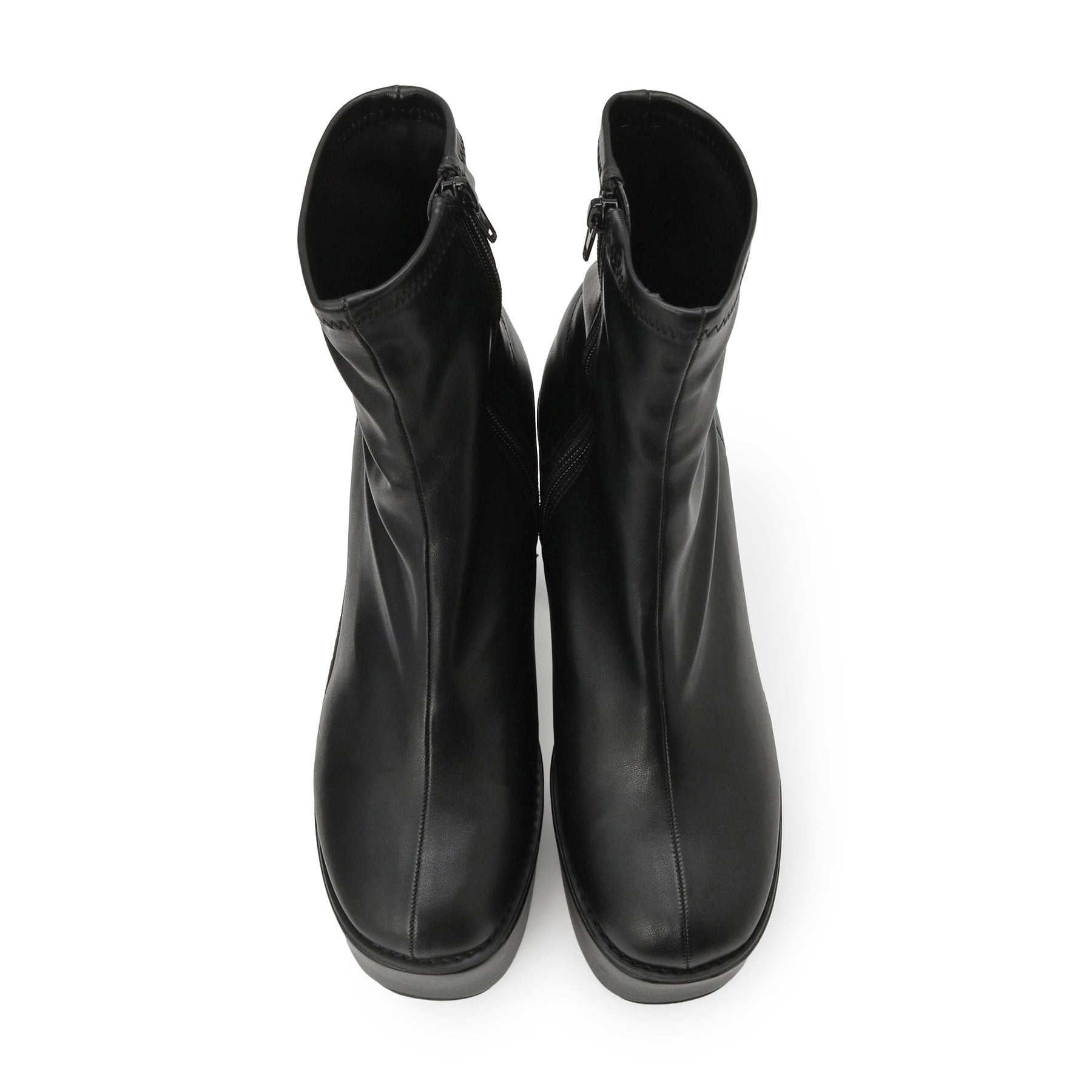 シーエス ティーアンドピー csT&P 厚底シンプルブーツ （ブラック(119)） ブラック(119)