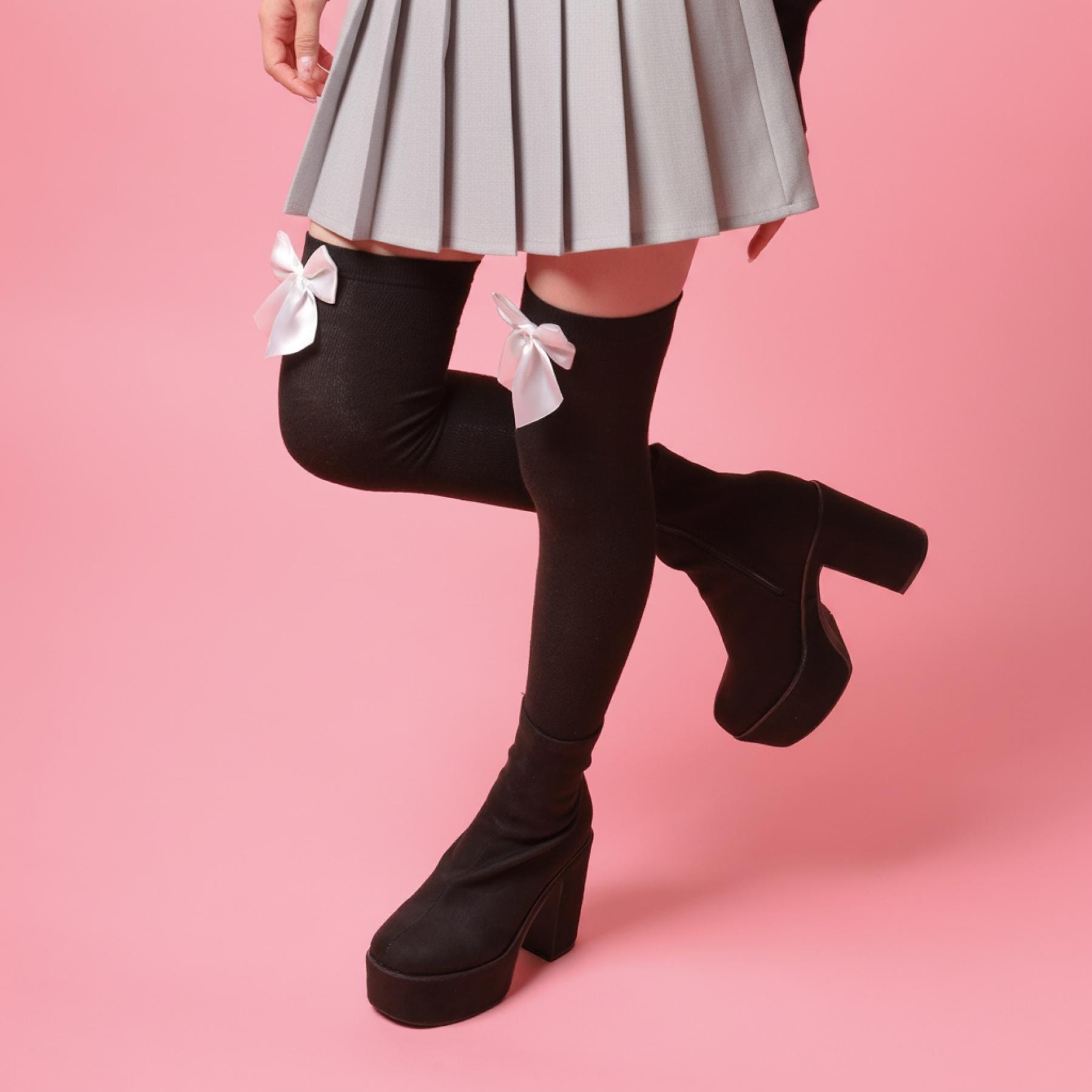 シーエス ティーアンドピー csT&P 厚底シンプルブーツ （ブラック(119)） ブラック(119)