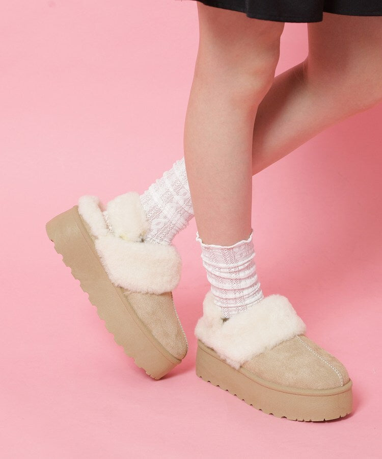 シーエス ティーアンドピー csT&P ムートンサボ ベルト取り外し可 （ブラック(119)） ブラック(119)