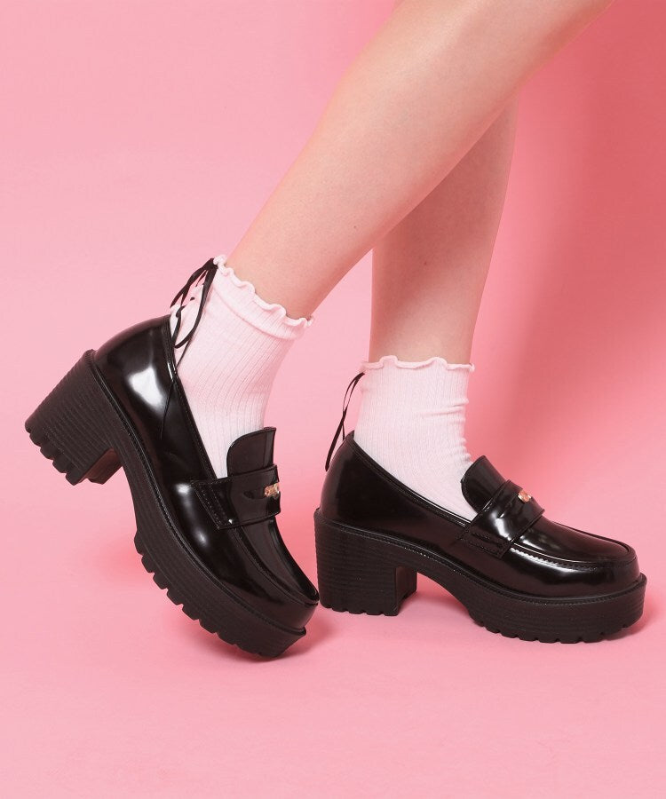 シーエス ティーアンドピー csT&P 厚底コインローファー （ブラック(219)） ブラック(219)