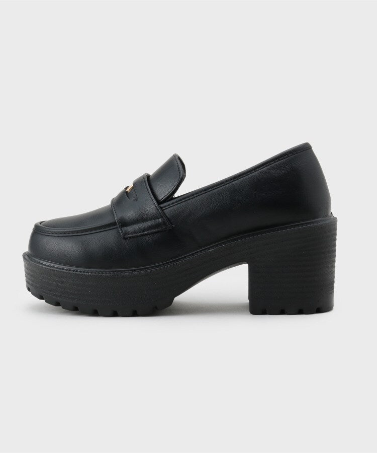 シーエス ティーアンドピー csT&P 厚底コインローファー （ブラック(219)） ブラック(219)