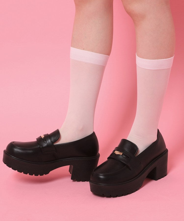 シーエス ティーアンドピー csT&P 厚底コインローファー （ブラック(019)） ブラック(019)