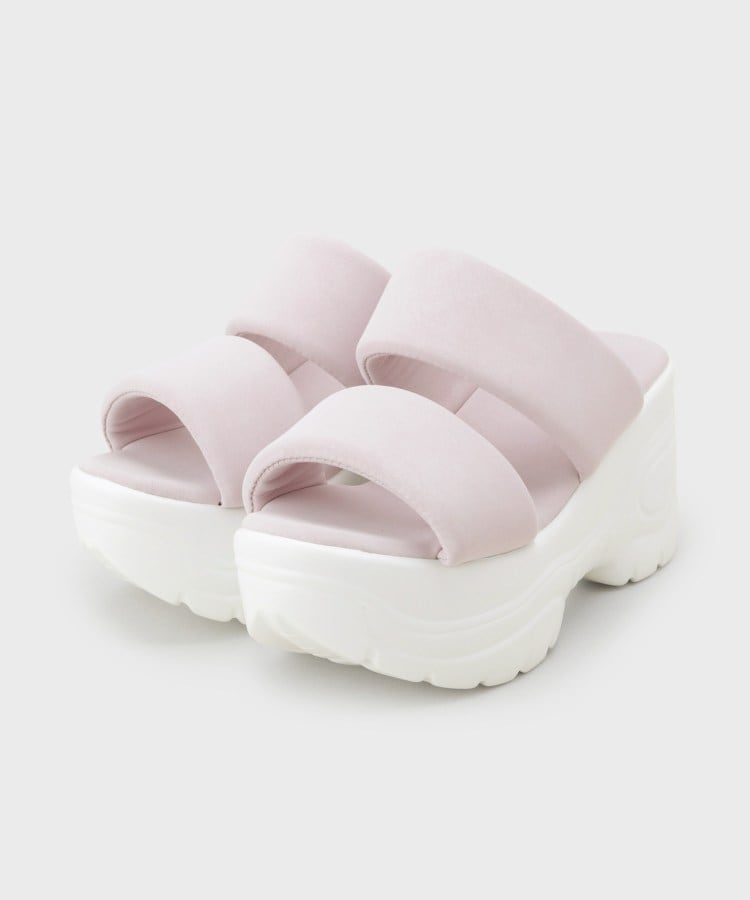 シーエス ティーアンドピー csT&P 厚底ぷくぷくサンダル （ブルー(092)） ブルー(092)