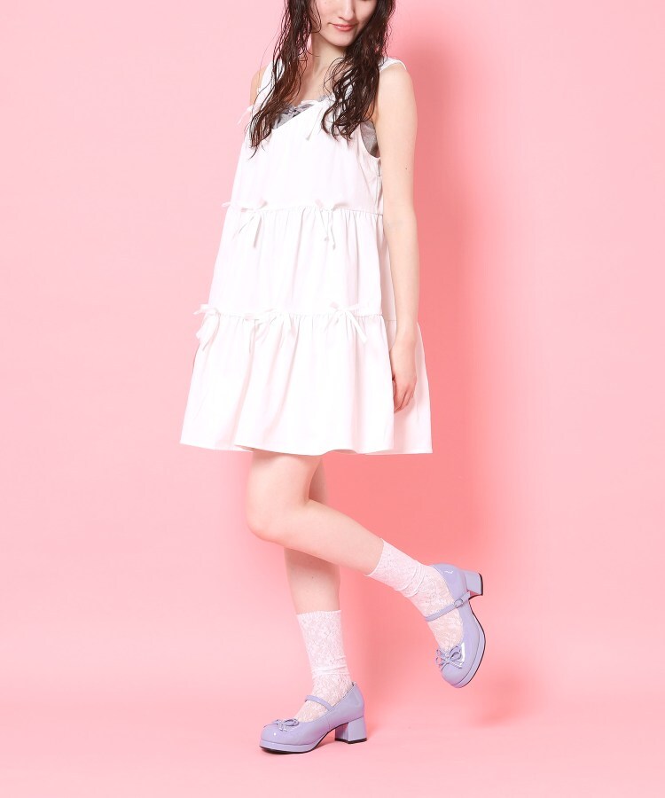 シーエス ティーアンドピー csT&P 小リボンダブルパンプス （ブラック(219)） ブラック(219)