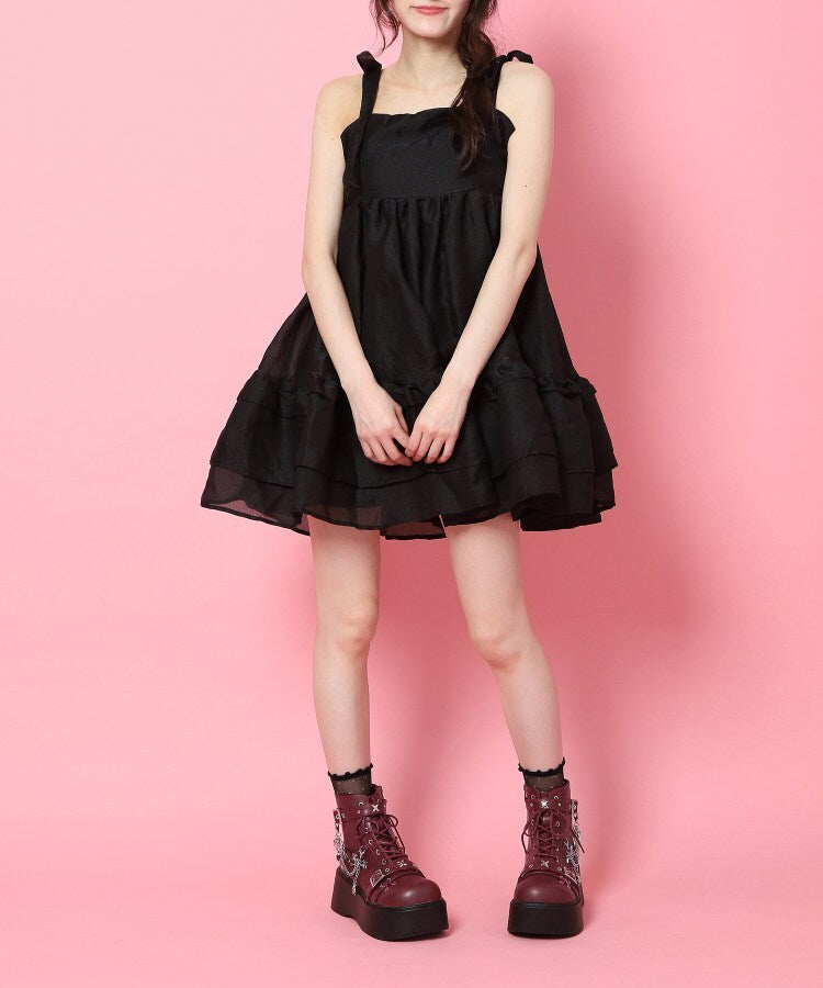 シーエス ティーアンドピー csT&P 厚底レースアップ地雷系闇病みかわブーツ （ブラック(219)） ブラック(219)