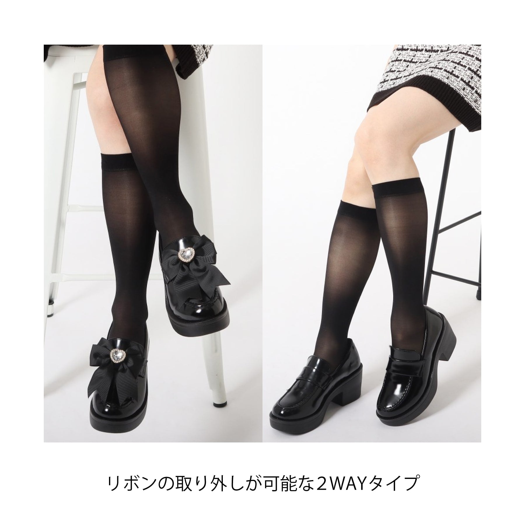 シーエス ティーアンドピー csT&P リボン付きローファー （ブラック(219)） ブラック(219)